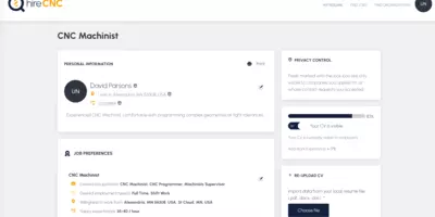 hireCNC Profile