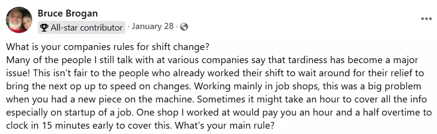 Shift Change