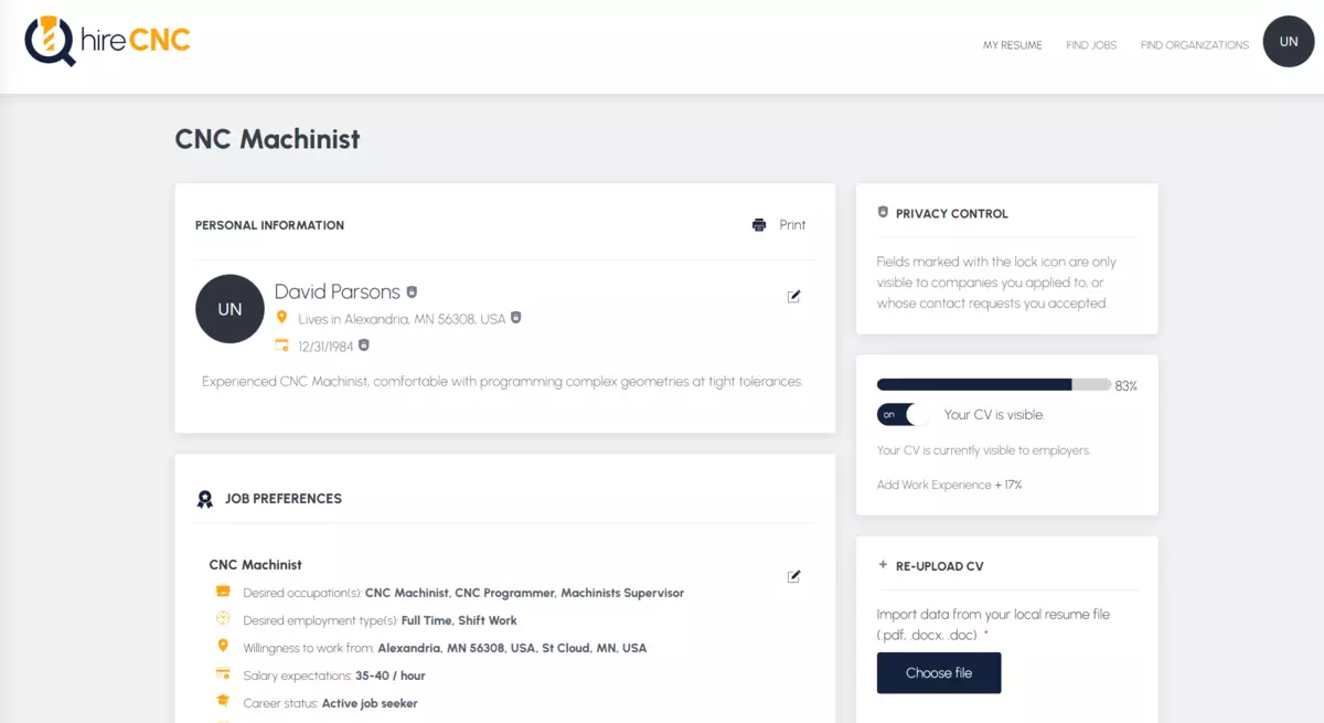 Profile Enc How to Make Your Profile Stand Out | hireCNC